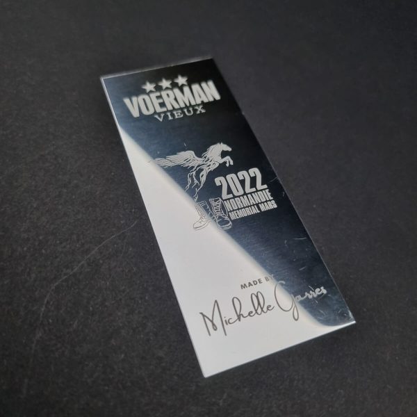 gegraveerde aluminium plaatjes